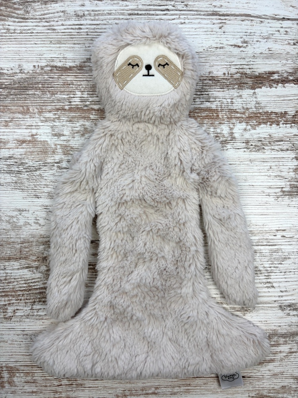 Slumberkins Plush Sloth Snuggler Comforter Lovey  EUC 15"